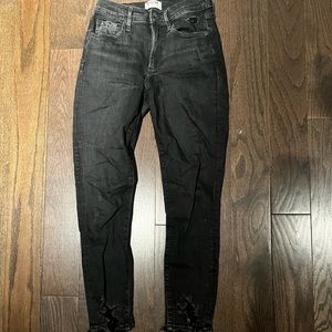 agolde sophie distressed stretch jeans